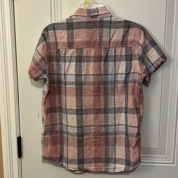 Linen blend unisex shirt - Picture 7 of 9